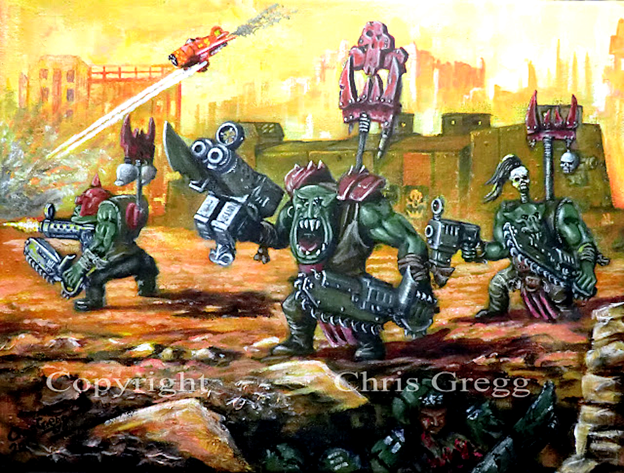 Ork Boss Hikz and da Boyz