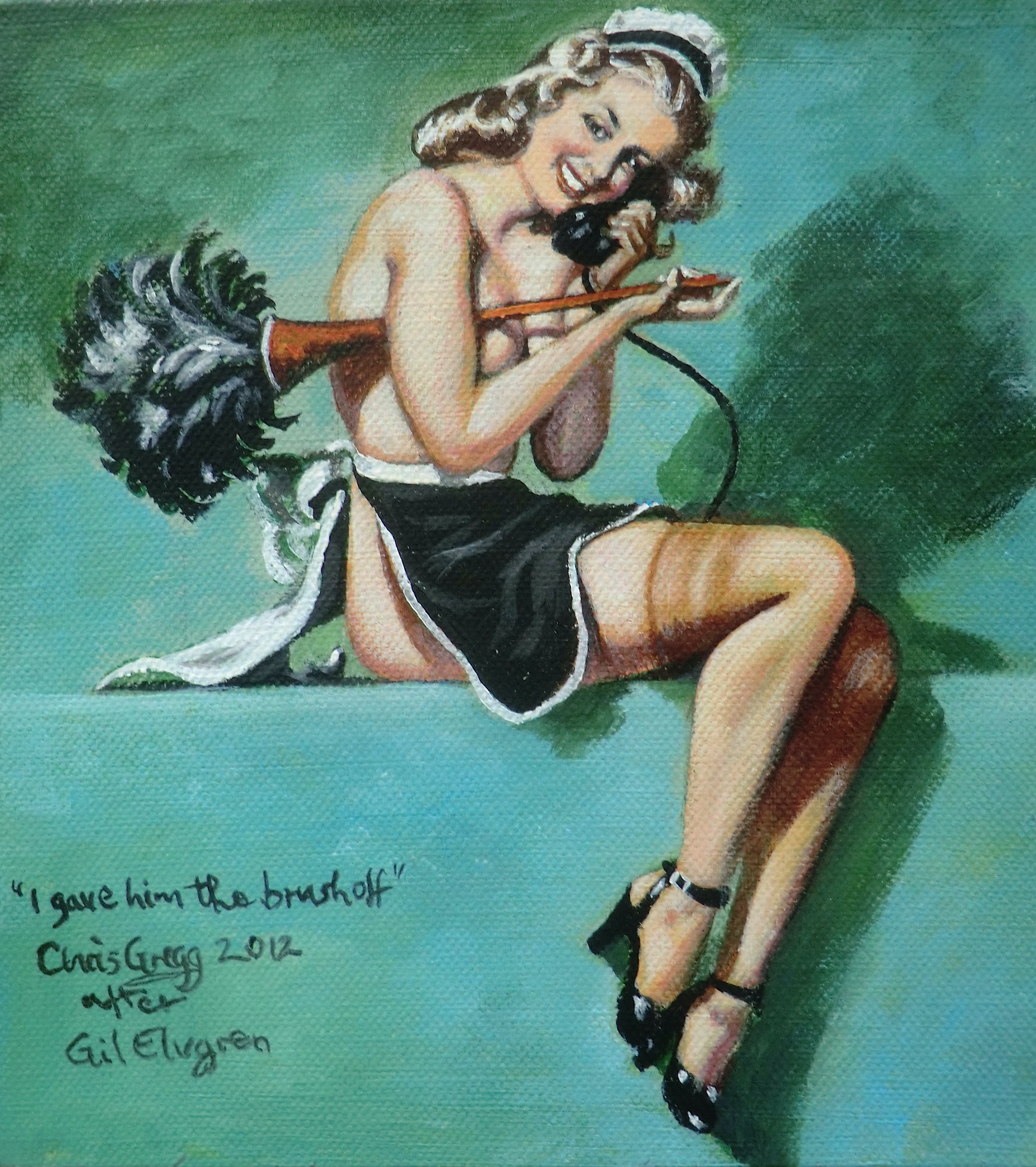 "I gave him the brush-off"