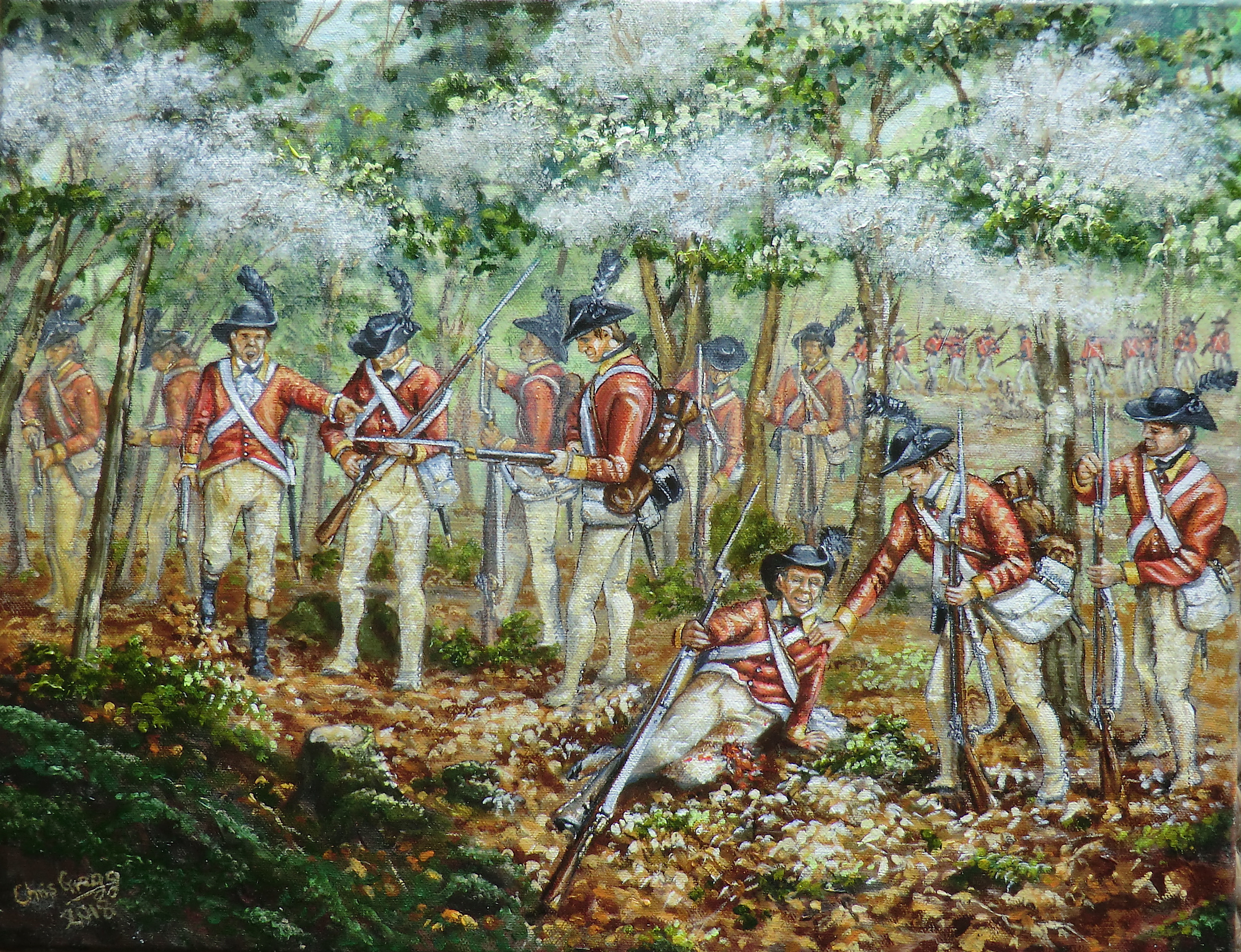 A Sympathetic Hand - British Light Infantry, S Carolina 1780