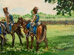 Vedette of the Prussian 3rd Hussars near Prague c 1757