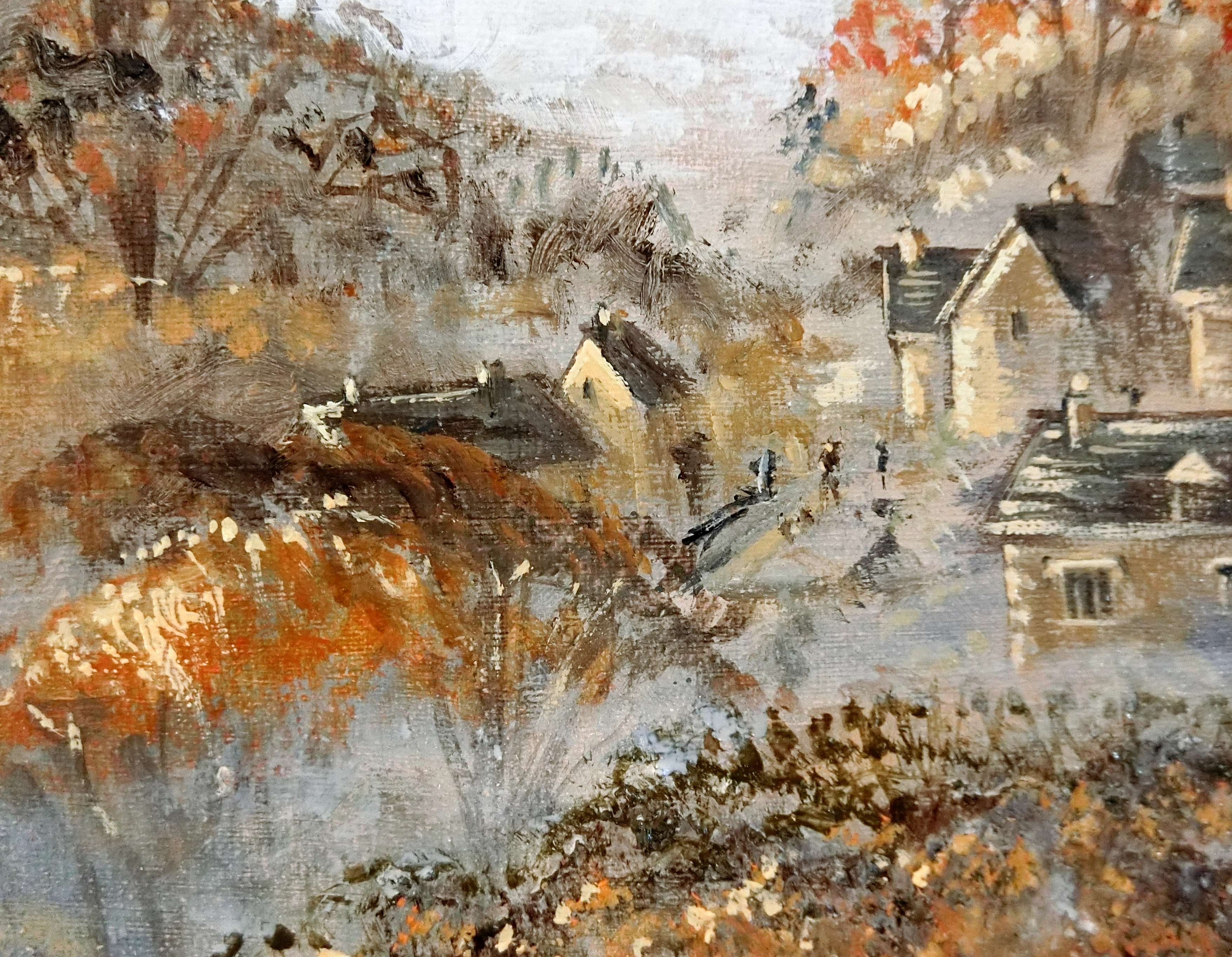 Autumn Mist across the Cotswolds near Chalford, Glos