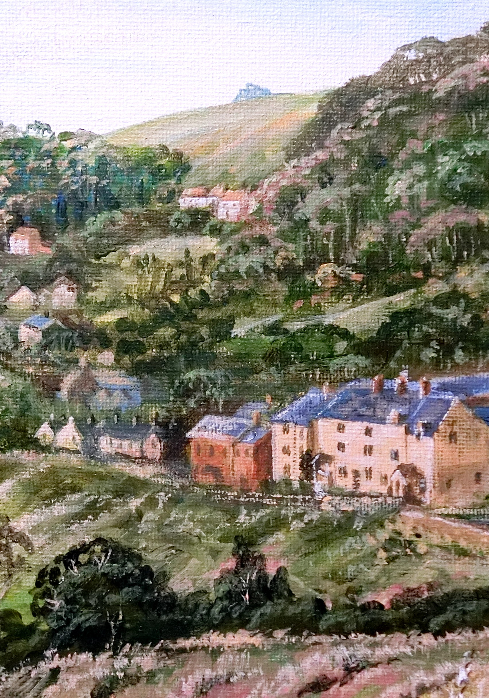 Ruscombe near Stroud, Glos, looking West from Whiteshill