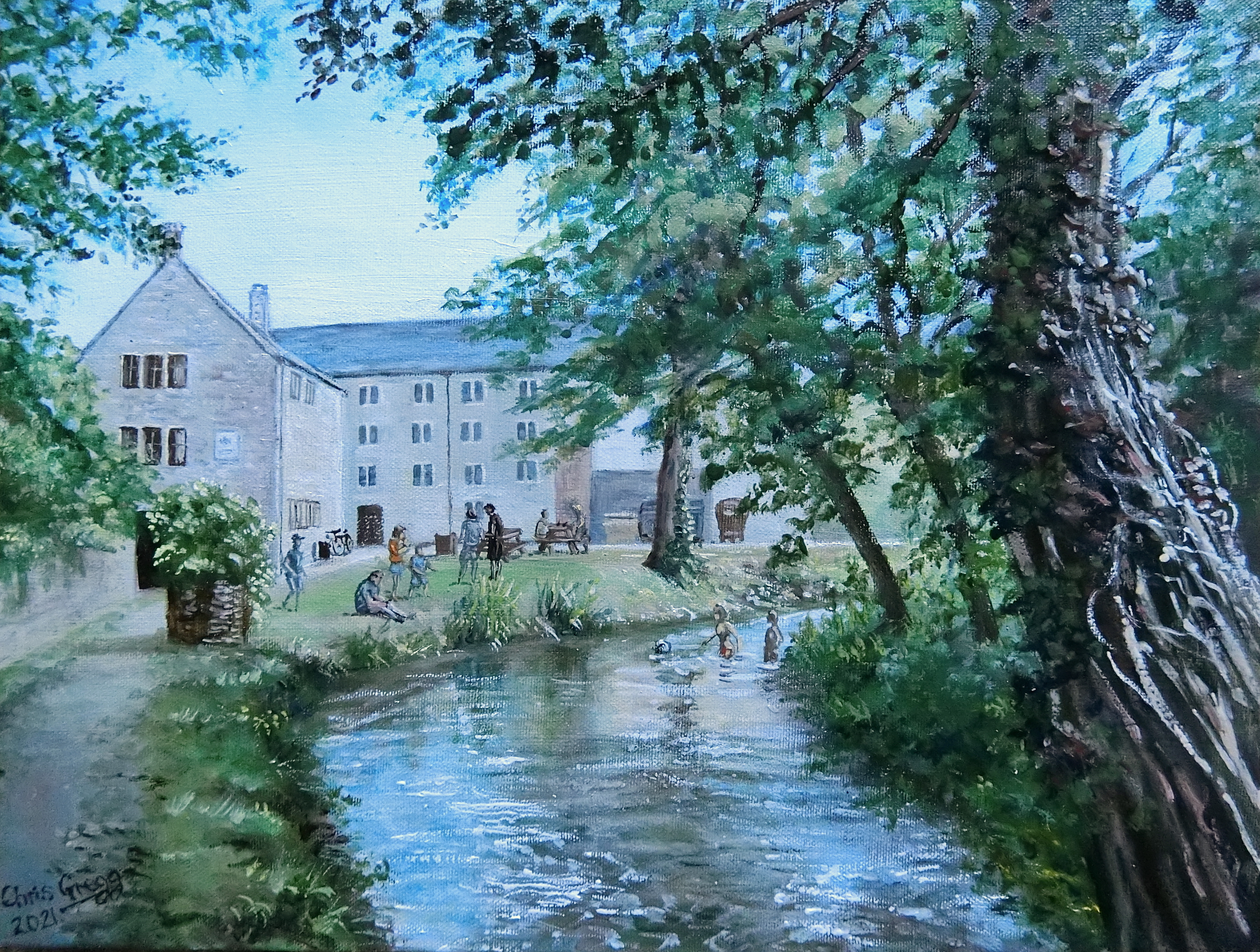 Bourne Mill, River Frome, near Brimscombe, Glos