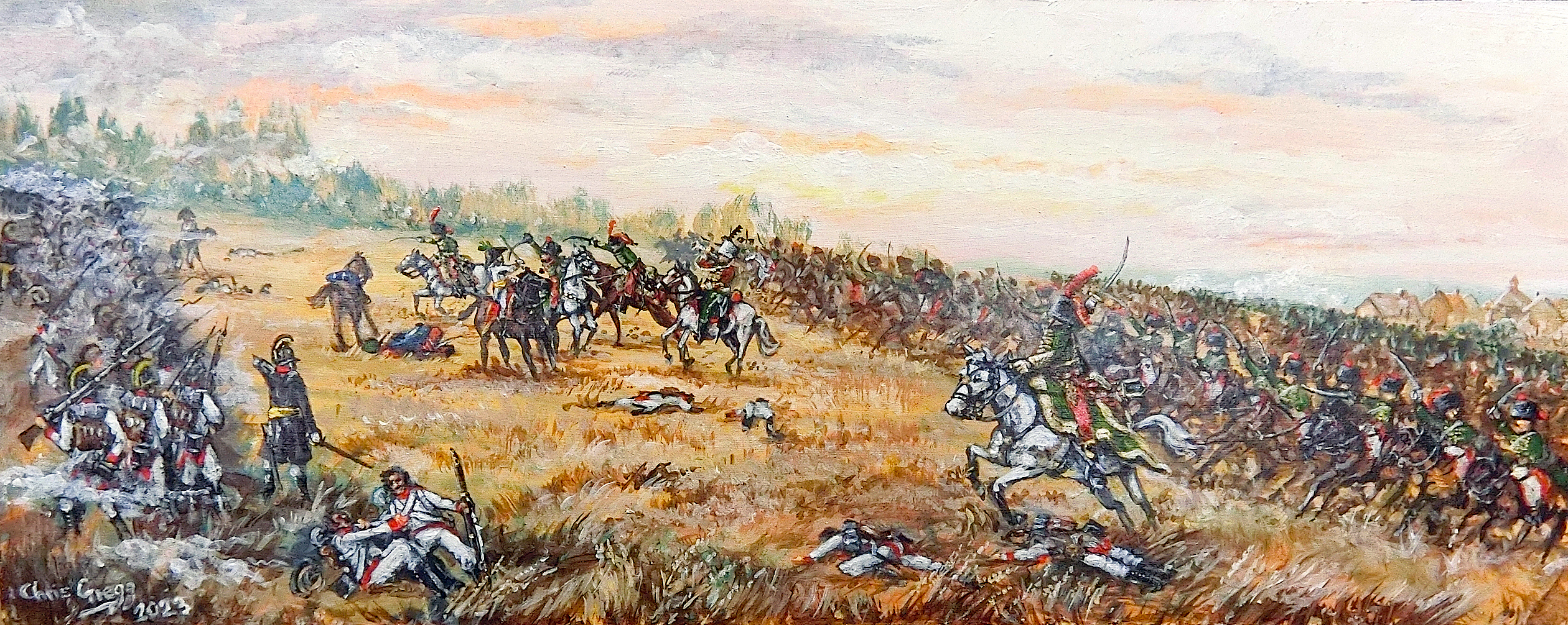  Montbun's Division recovering the vicinity of Westerholz 