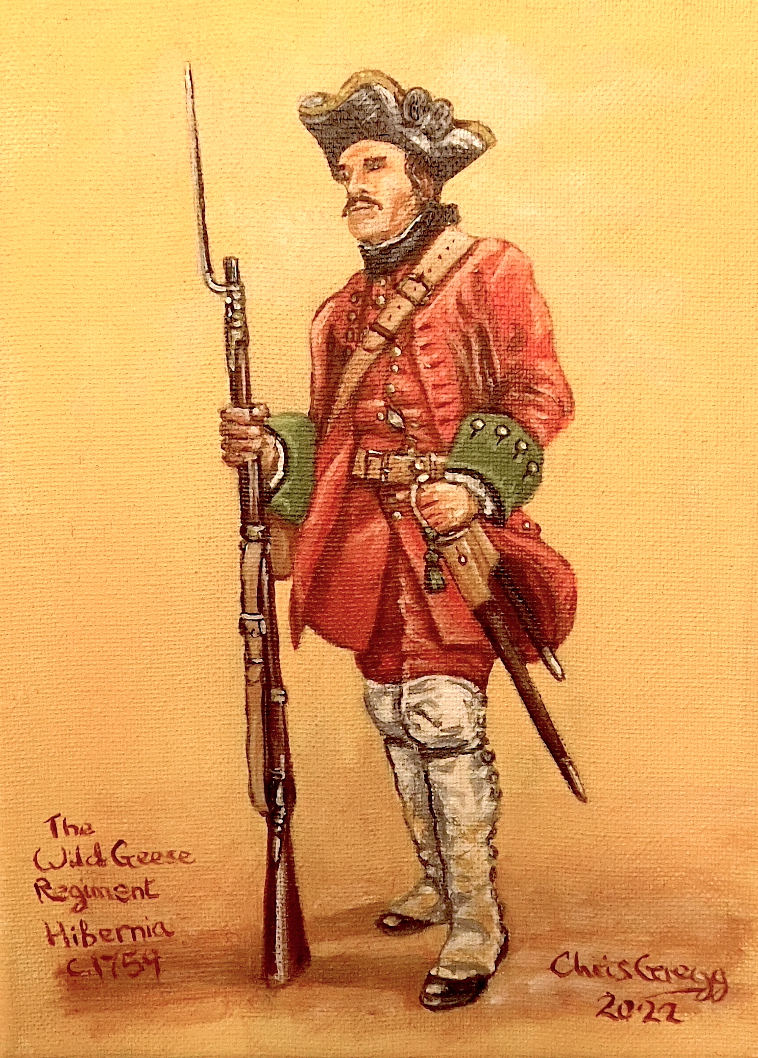 Regiment Hibernia - musketeer c.1759