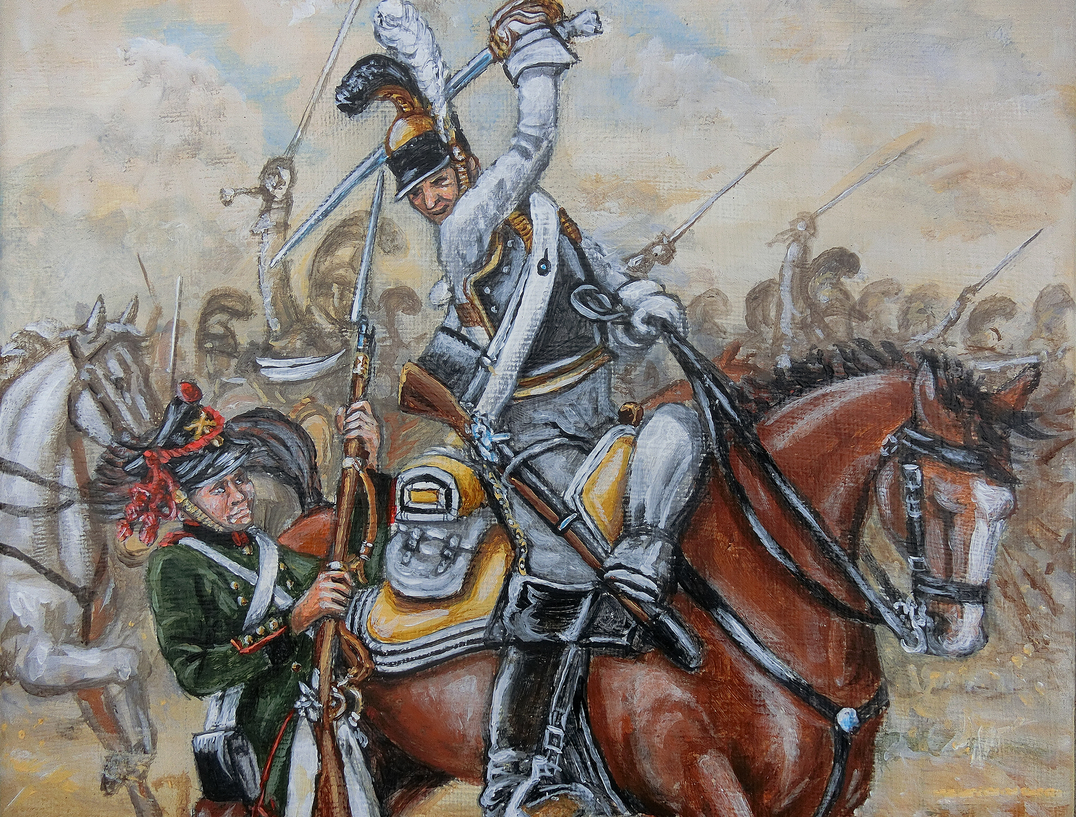 Detail from Zastrow Cuirassiers