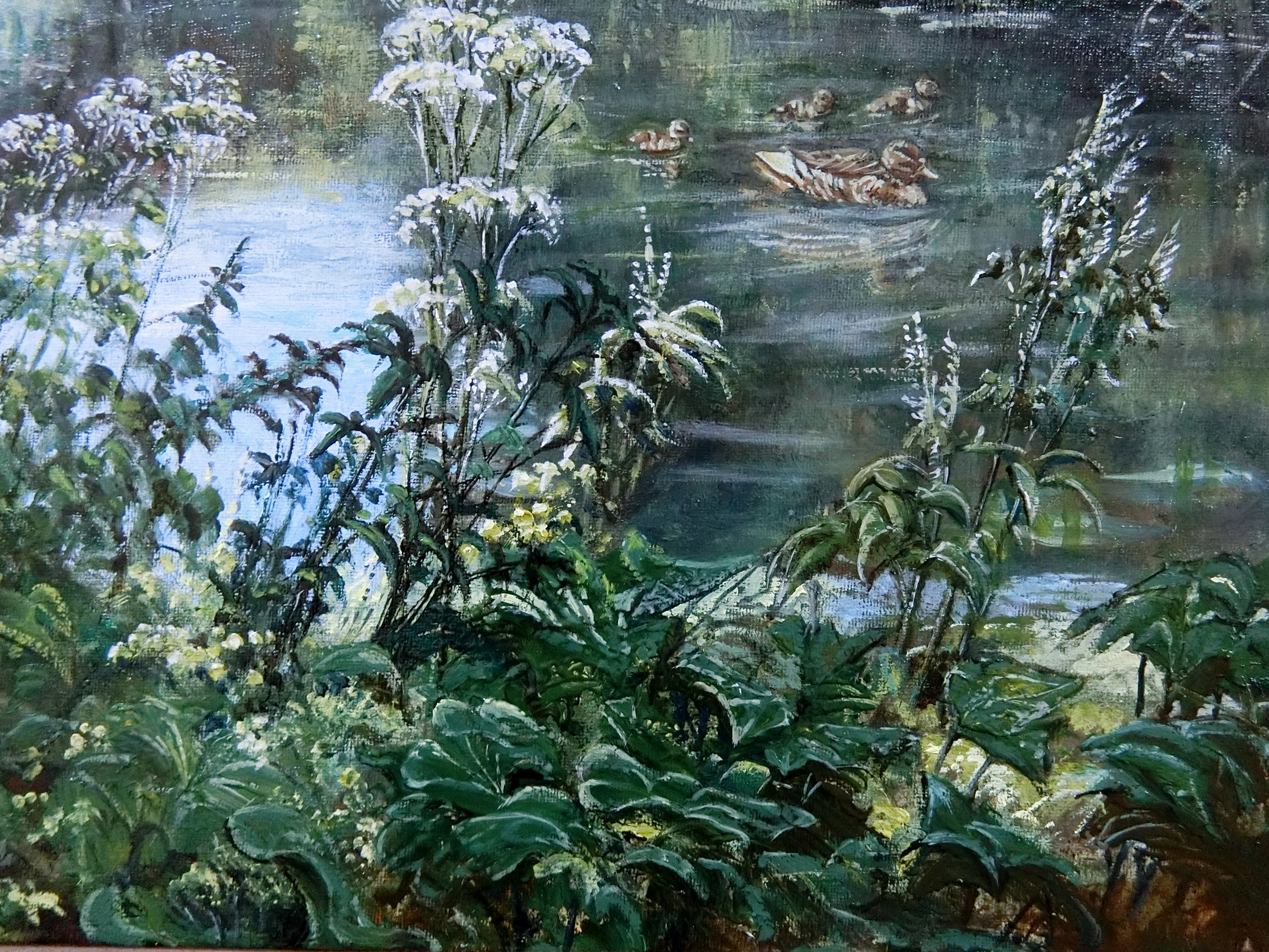 Foreground foliage detail at Stanton's Bridge