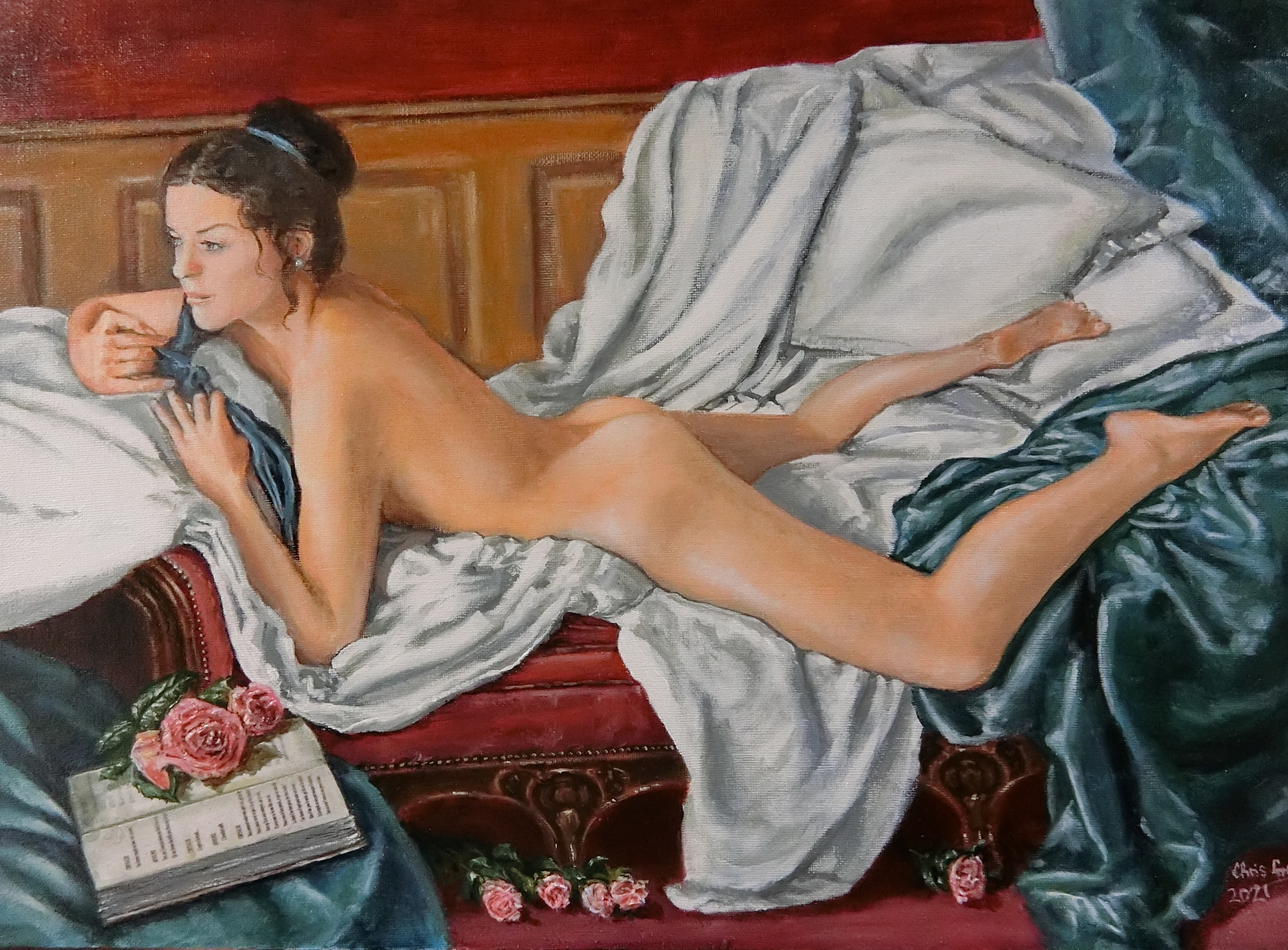 "Lady at rest - Countess Natasha Gruzinskaya 1755"