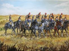 French 9th Regiment of Cuirassiers at Eggmuhl 1809