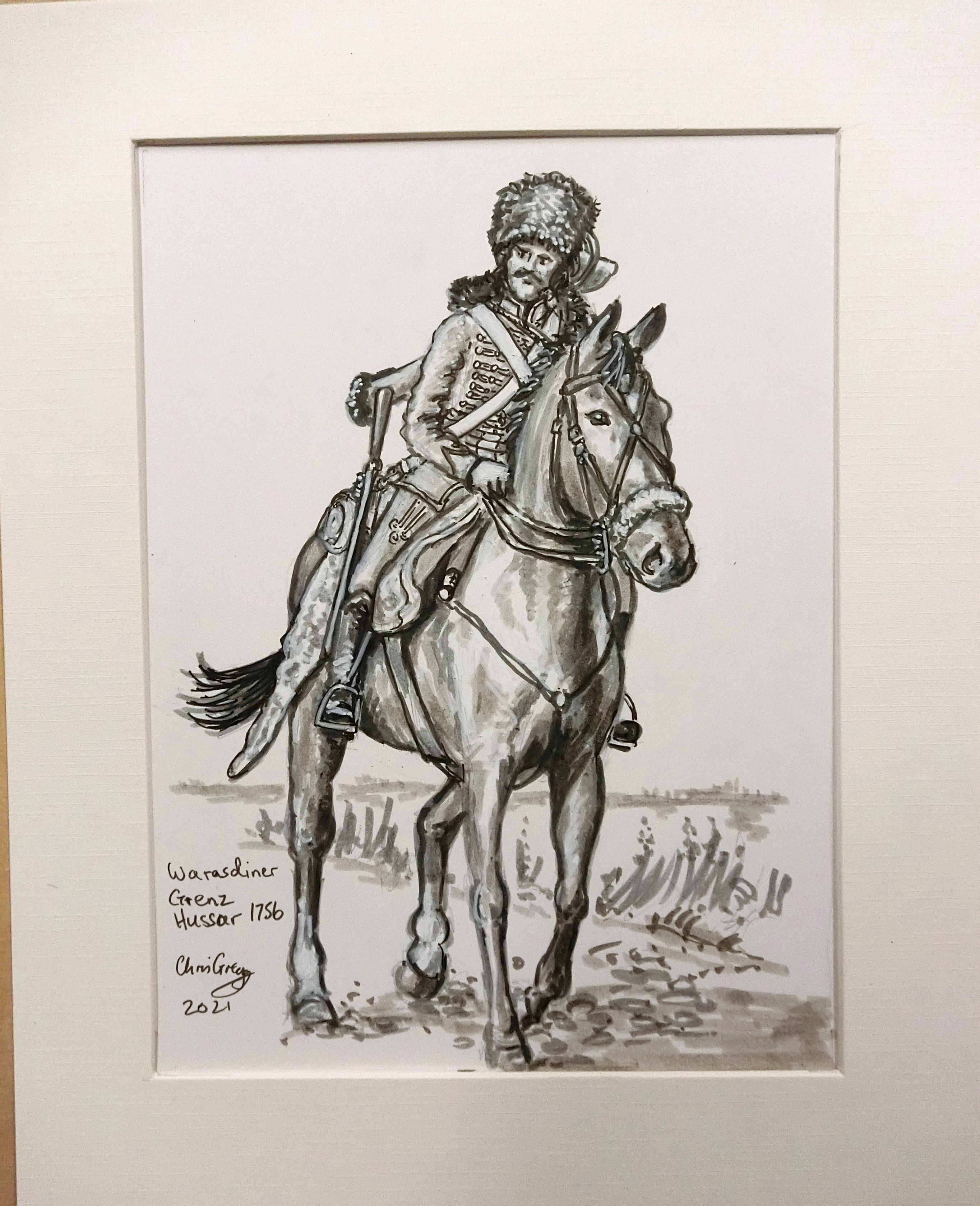 Austria: Warasdiner Grenz Hussar c 1756
