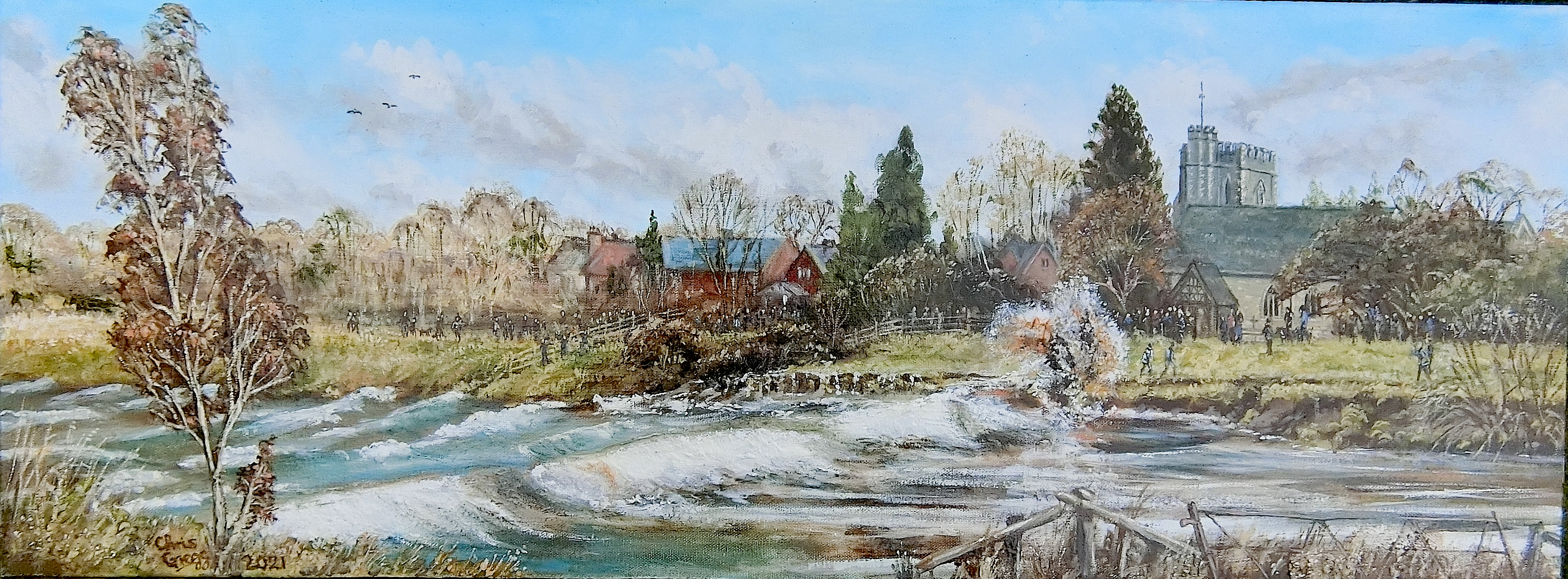 Severn Bore at Minsterworth, Gloucestershire