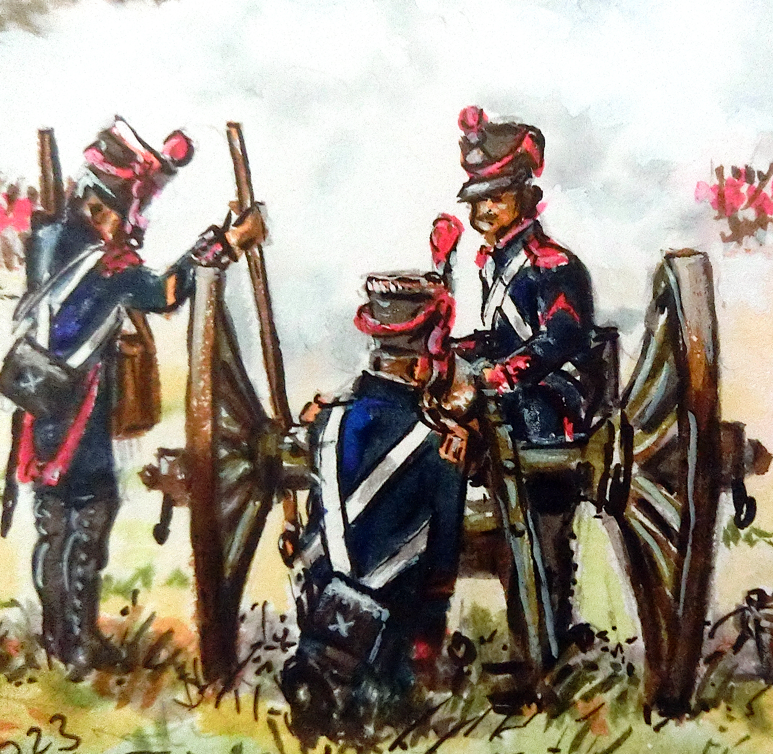 Chargé de Mitraille - detail