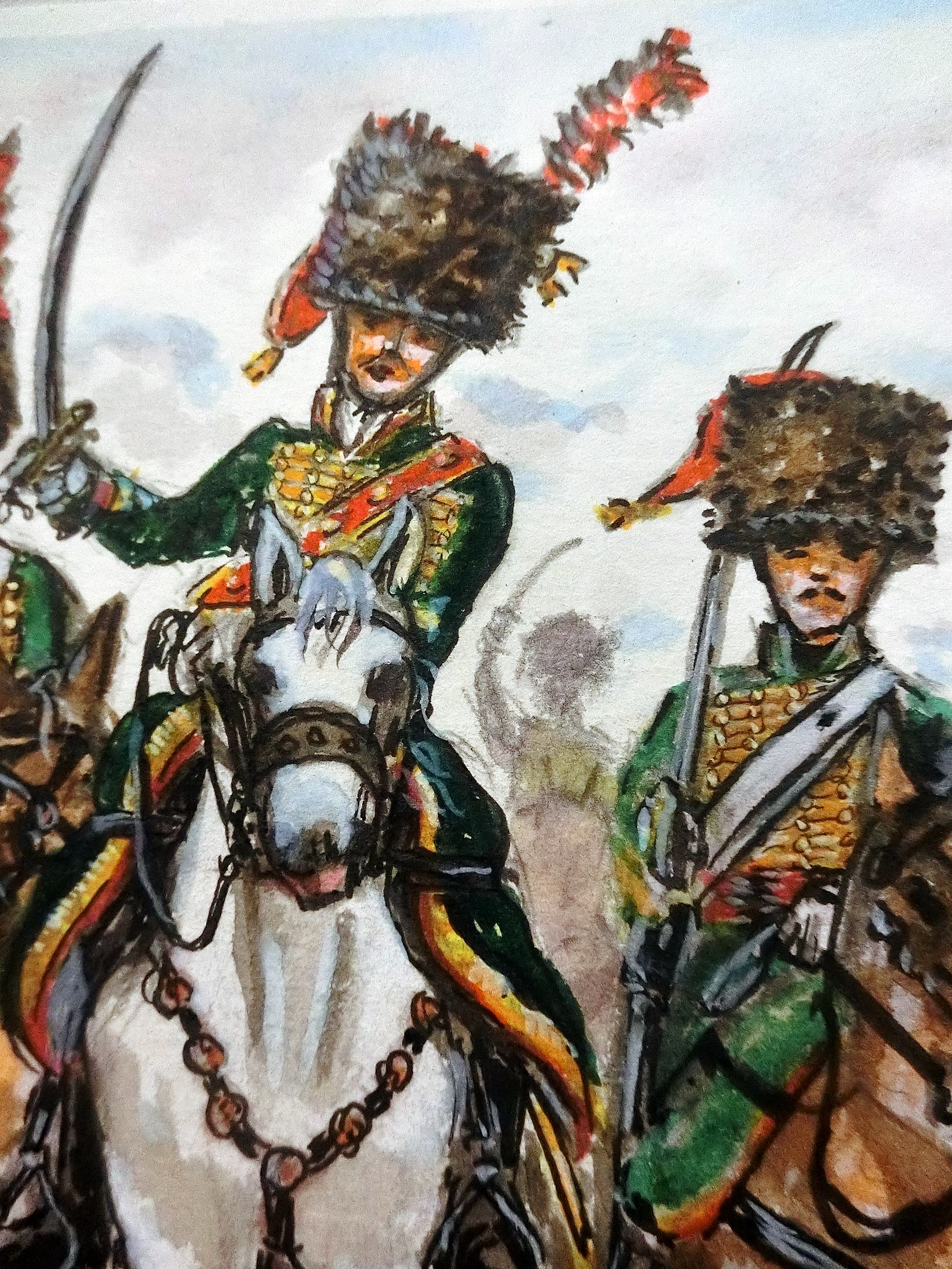 Chasseurs of the Guard - Detail