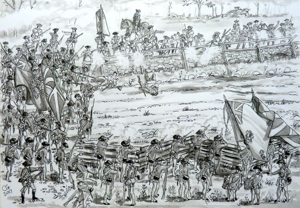 Column attack at Winnsboro 1780