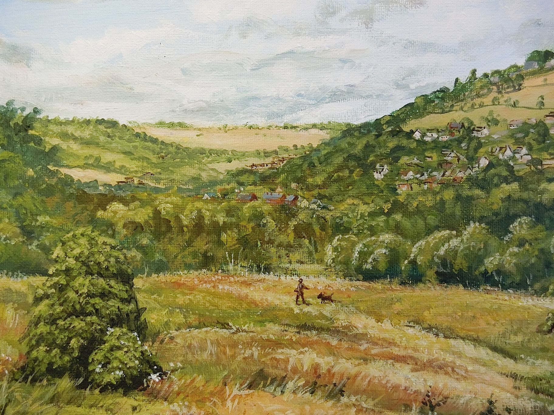 Down the Golden Valley detail