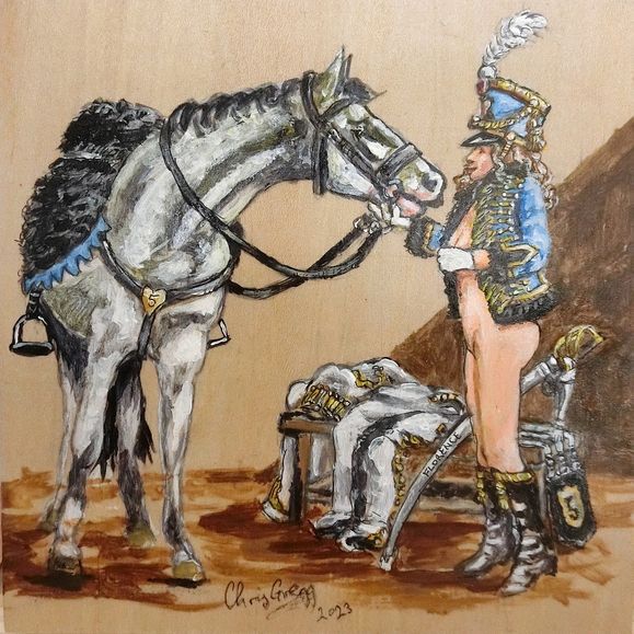 Florence - Trompette of the 5th Hussars c1808