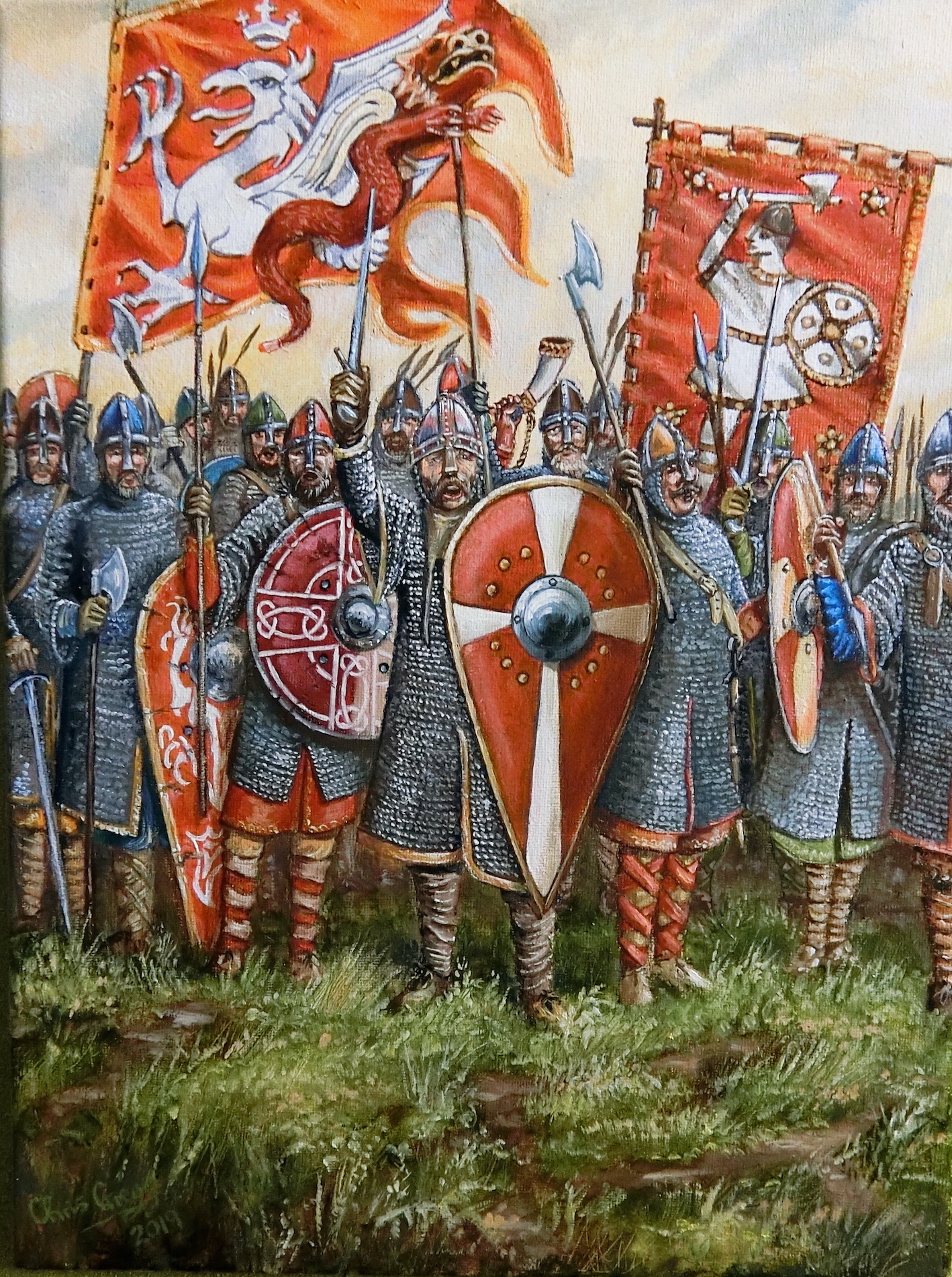 King Harold at Hastings, 1066