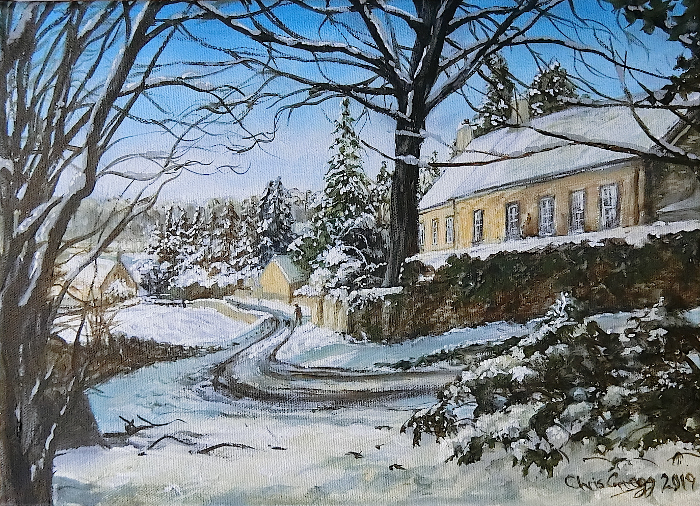 Winter at Lillyhorn near Oakridge 
